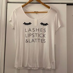 🤩White short sleeve t-shirt